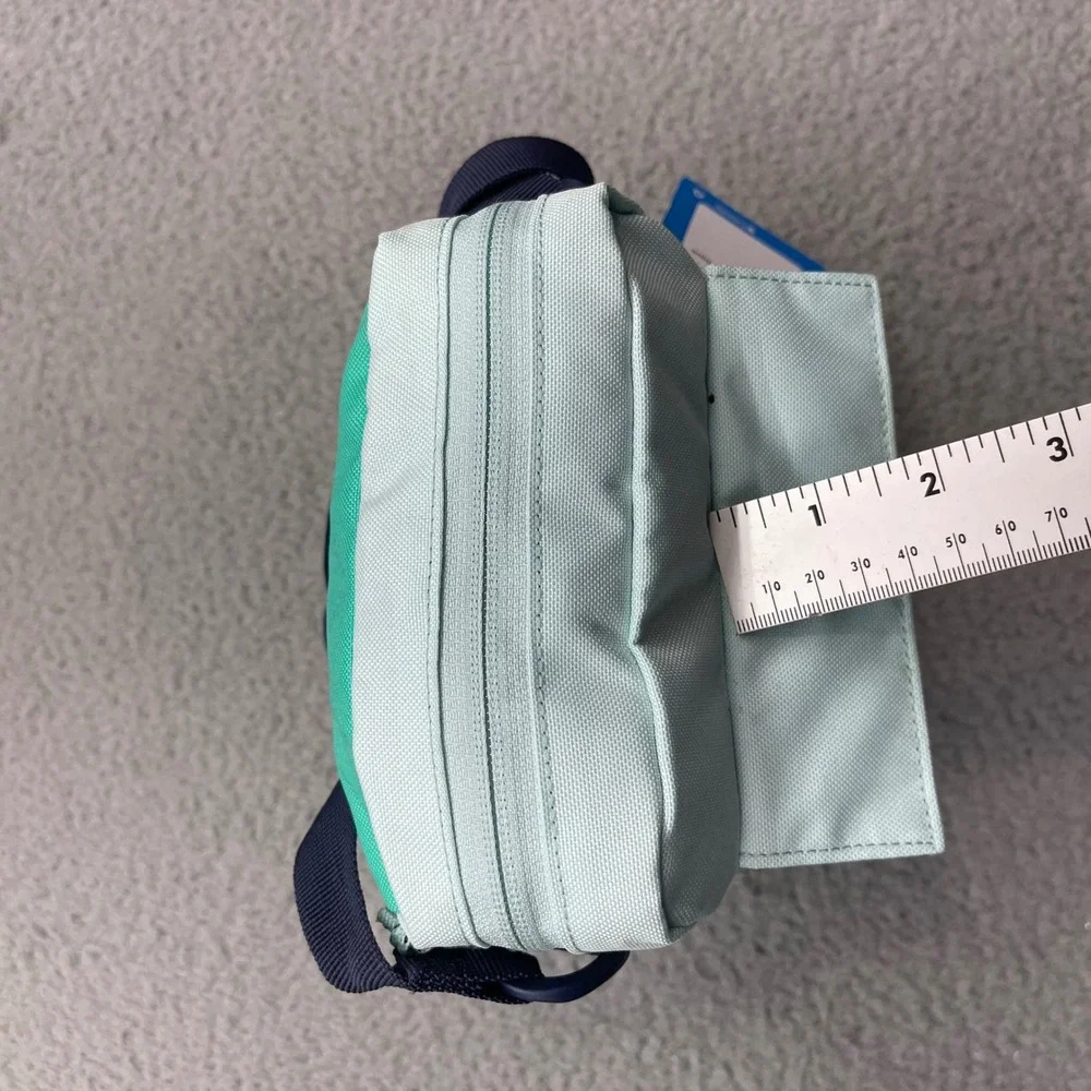 NWT Columbia UU0151-329 Zigzag Side Bag Icy Morn /‎ Electric Turquoise Crossbody